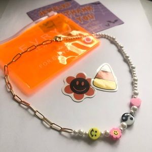 💥2/15$ Y2K pearl and chain necklace by EVERY jewels